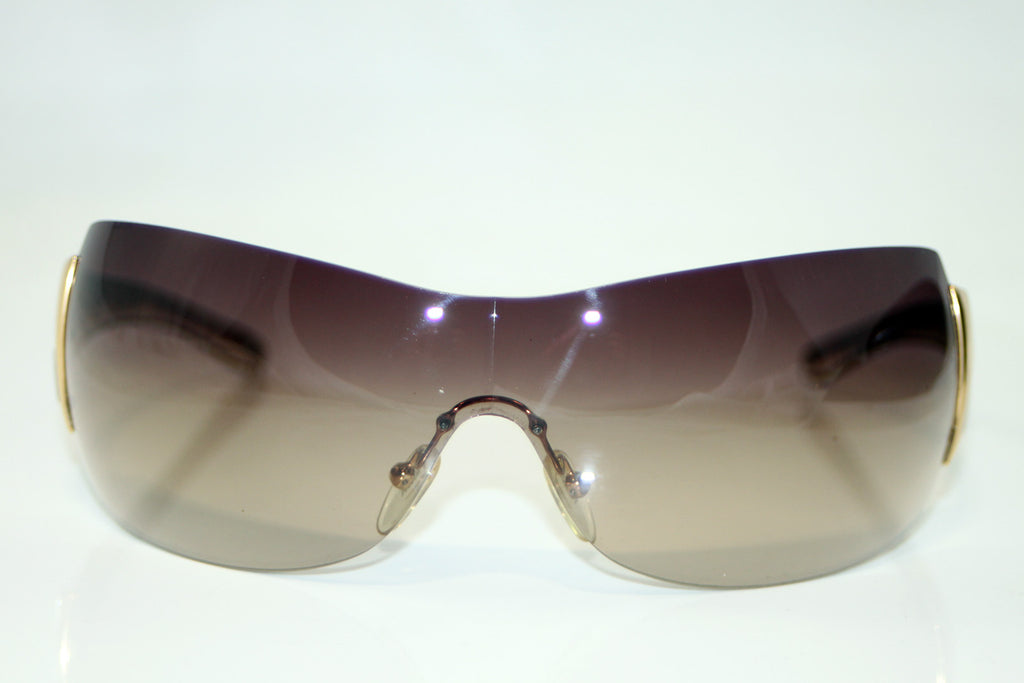 PRADA Boxed Mens Unisex Designer Sunglasses Brown Shield SPR 54G 5AK-2Z1 16292