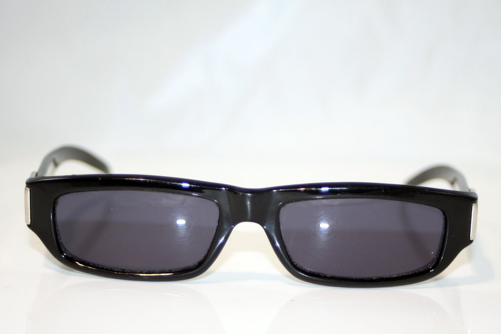 GUCCI 1990 Vintage Mens Designer Sunglasses Black Rectangle GG 1153 D28 14791