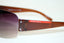 PRADA Mens Designer Sunglasses Brown Shield SPS 07F 4AN-6S1 14522