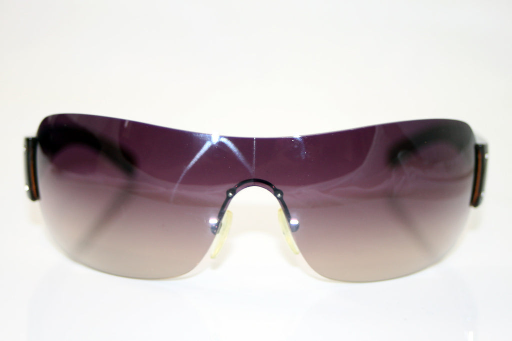 PRADA Mens Designer Sunglasses Brown Shield SPS 07F 4AN-6S1 14522